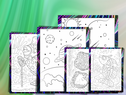 Children’s Logic and Motor Skills with Coloring Pages, Mazes, Sudoku Puzzles I Spy, and Scissor Cutting Pintable Downloads Activity Pack - Image 3