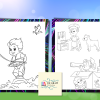 45 Fun and Relaxing Kids at Work and Play Digital Coloring Pack for Children and Adults - Image 5