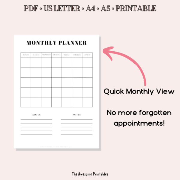 minimalist-pritable-planner