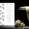 Rose Funeral Program Template - Image 3