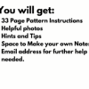 tote bag pattern contents