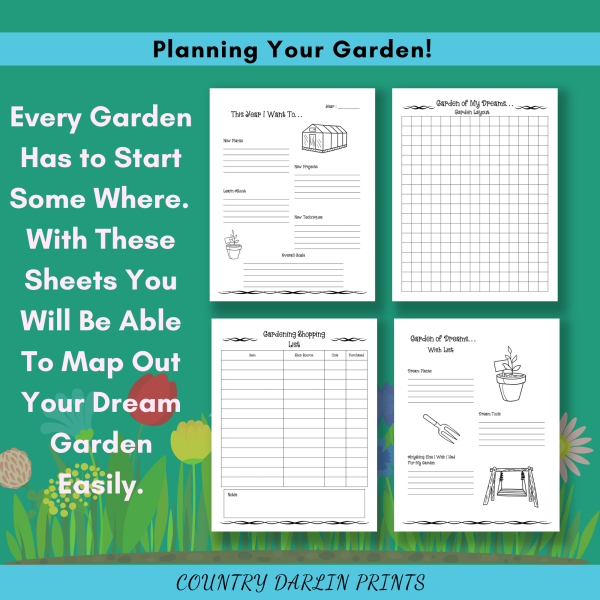 B&W Dream Gardening Planner - Image 4