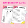 12 Teen Slumber Party Games Printable | Teen/Preteen Sleepover Games |Pajama Party Activities |Girls Sleepover Party Games |Fun Pajama Party Active - Image 4