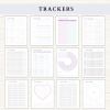 Personal Planner Bundle | Daily Planner | Daily Journal | Habit Tracker | Self Care Planner | Letter | A4 | A5 | PDF | Printable Planner | Digital Planner - Image 4