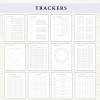 Life Planner Bundle | Daily Planner | Weekly Planner | Habit Tracker | Productivity Planner | Letter | A4 | A5 | PDF | Printable Planner | Digital Planner - Image 4