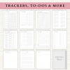 Essentials Planner Bundle | Daily Planner | Weekly Planner | Monthly Planner | Habit Tracker | Letter | A4 | A5 | PDF | Printable Planner | Digital Planner - Image 4