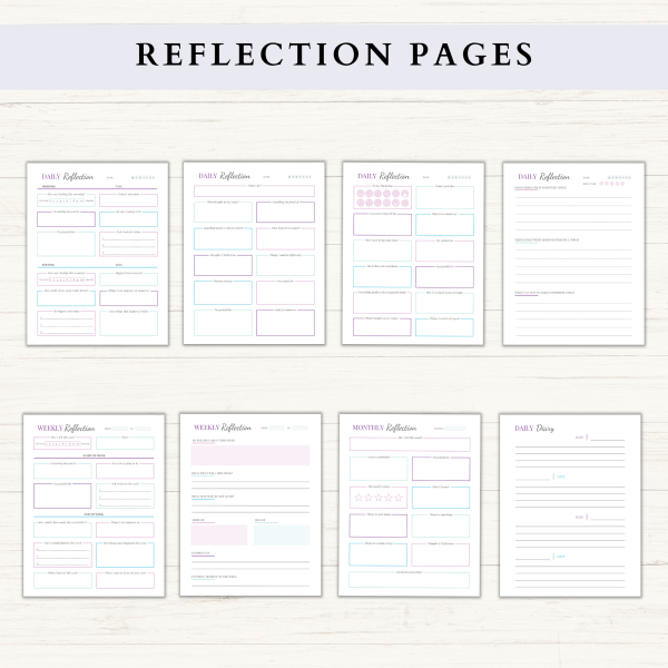 Self-Care Journal | Printable Self-Care Journal | Daily Journal | Gratitude Journal | Reflection Journal | Letter | A4 | A5 | PDF | Printable Journal | Digital Journal - Image 4