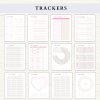 Personal Planner Bundle | Daily Planner | Daily Journal | Habit Tracker | Self Care Planner | Letter | A4 | A5 | PDF | Printable Planner | Digital Planner - Image 4