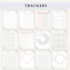 Personal Planner Bundle | Daily Planner | Daily Journal | Habit Tracker | Self Care Planner | US Letter | PDF | Printable Planner | Digital Planner - Image 4