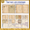 Vintage Ladies DIGITAL NOTEBOOK, Goodnotes, Notability, Xodo, iPad Notebook, Digital Scrapbooks, 6 Sections, Vintage Scrapbook, Vintage Notebook - Image 6