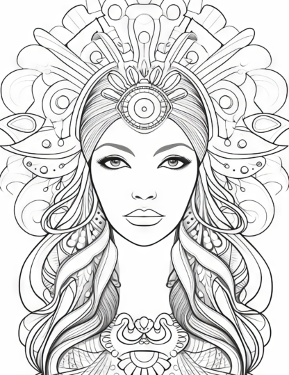 Femme Coloring Pages - Image 4