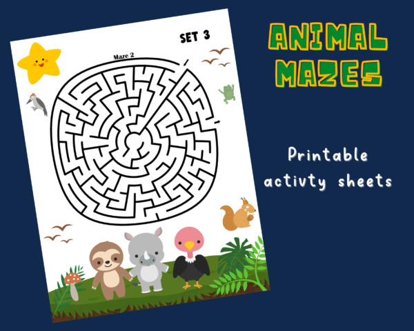 Mazes Activity Sheets For Kids - MEGA BUNDLE of 799 Mazes! (Printable Activities For Kids - Image 5