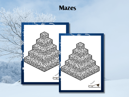 Coloring Pages, Mazes, and Word Games on the Go Digital Download Activity Pack - Image 7