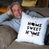 Home Sweet Home Throw Pillow Cover & Insert– Personalizable Item - Image 4