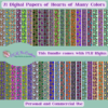 71-Hearts Of Many Colors Digital Papers PLR