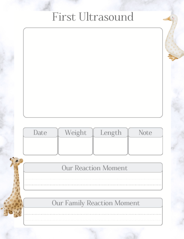 Printable Pregnancy Planner And Journal - Image 4