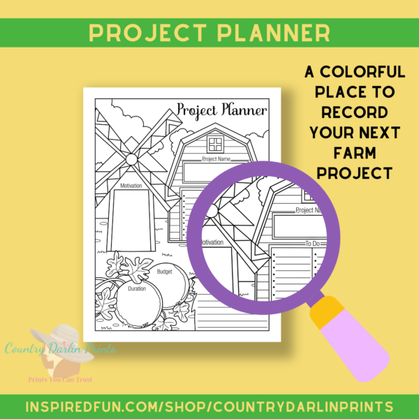 Homestead Planner Coloring Pages - Image 4