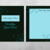 Blue and Black Wedding Invitation Bundle (Canva Editable / Printable) - Image 2