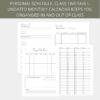 Minimalist PRINTABLE Teacher Planner| US and UK| 4 Sizes Available - Image 4