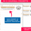 Shadow Work Journal Prompts Pack #1 | Printable Planner Inserts - Image 4