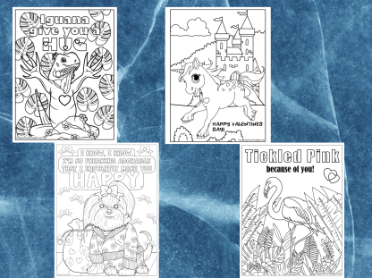 Four +1 Animal Valentine cards - Image 3