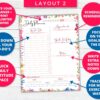 Floral Hourly + Daily Planner Printable For Productivity - Image 4