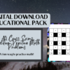 40 Cross Sums Addition Practice Math Problems