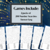 400 Fun and Relaxing Number Search Puzzles - Image 2