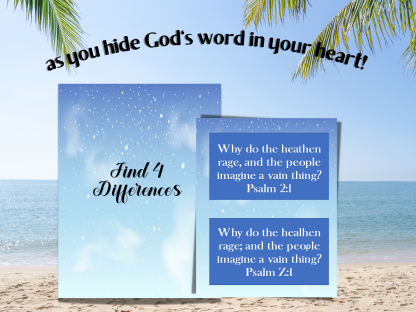 Find the Difference Psalms 1 Bible Puzzle Activity Pack - Image 5