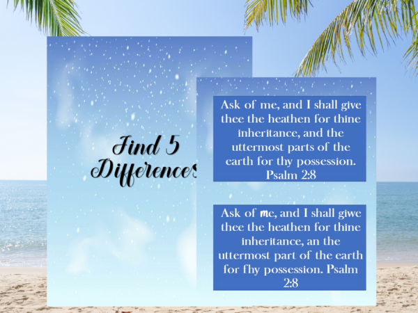 Find the Difference Psalms 1 Bible Puzzle Activity Pack - Image 7
