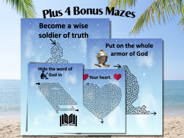 Find the Difference Psalms 1 Bible Puzzle Activity Pack - Image 8