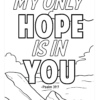 Printable Bible Verse Christian Coloring Pages - Image 4