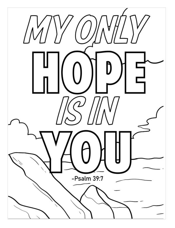 Printable Bible Verse Christian Coloring Pages - Image 4
