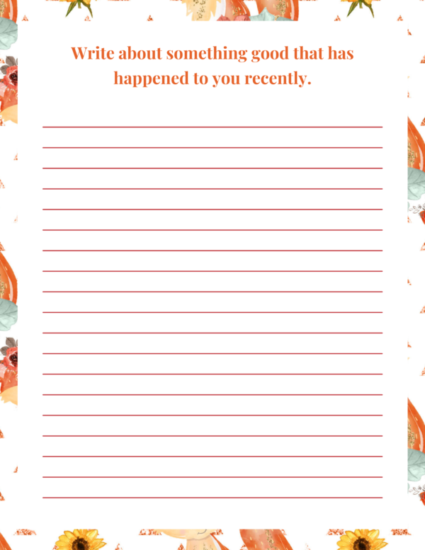 Fall Gratitude 7 day Journal - Image 5