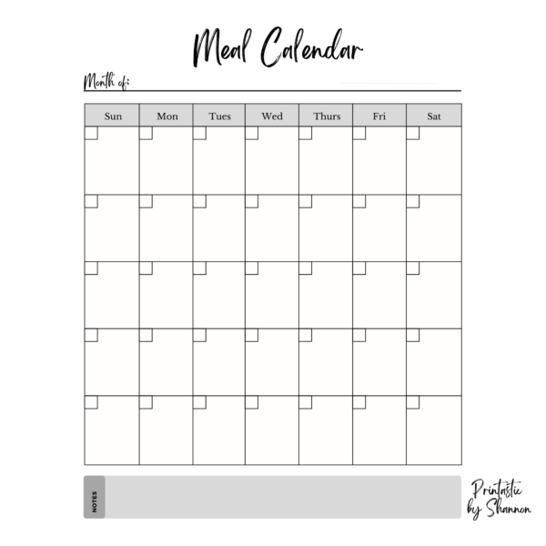 Weekly & Monthly Meal Plan, Grocery List, Kitchen Conversion Chart & More - Image 8