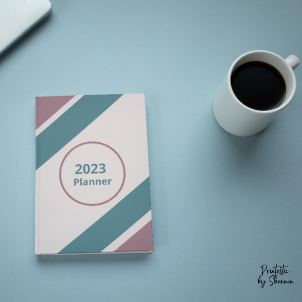 Simple Minimal Undated Planner | 3 Cover Options | Printable - Image 2