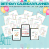 Birthday Parties Printable Bundle| Birthday Calendar Planner| 12 Birthday Games| Birthday Todo List Planner - Image 5