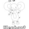Color and Learn A to Z Alphabet and Animals Coloring Pages - Image 6