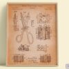 Set of 6 Fashion and Clothing Patent Prints. Vintage Paper Background Version - Set of 6 Beautiful 1800s and 1900s Vintage Wall Art - Image 6