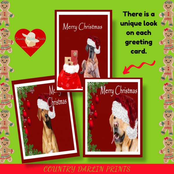 Christmas Cards - Dogs - Image 5