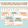 PLR 2023 New Year Goal Planner- 3 cover options