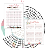 HABIT TRACKER, Daily, Weekly, Monthly, Yearly, 100 Day Challenge, Printable Planner Template, US Letter, Dream Catcher, Download - Image 6