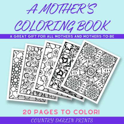 Mother's Quotes Coloring Book Vol. 1 - Image 5