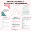 Printable Home Management Binder, Planner, In Case of Emergency, Budget, Cleaning & LOTS More! 66 pages!