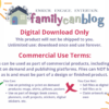50+ Floral Digital Papers - Blue, Pink, White, and Americana - Image 6