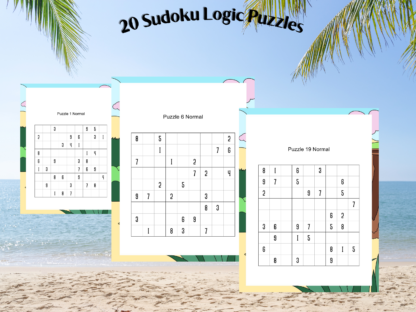 On the Go Travel Friendly Australian Animals Coloring and Activity Pack| Nature | Digital Download | Dot to Dot | Sudoku Logic Puzzles - Image 5
