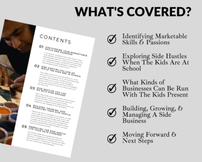 Side Hustle Handbook: For Stay-at-Home Parents | PLR Digital Book | Private Label eBook | Editable Rebrandable | Done for You White Label - Image 6