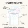 Student Planner Printable - Image 2