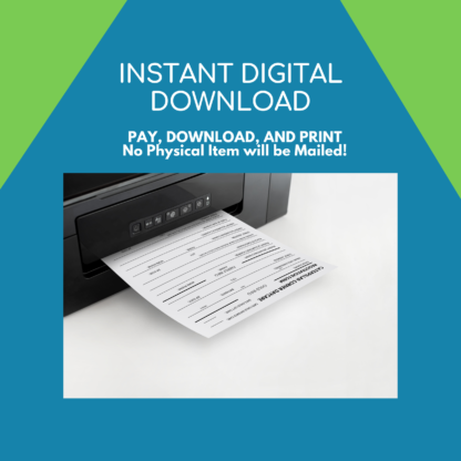 DAYCARE REGISTRATION FORM Fillable Business Name Printable Child Care Paperwork - Image 5