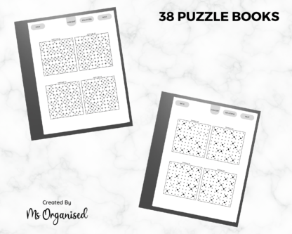 reMarkable & Kindle Scribe Puzzle Activity Book MEGABUNDLE (OVER 7000+ Activities) 38 Types of Games (Sudoku, Wordsearch, Mazes And More) PDF Template - Image 5
